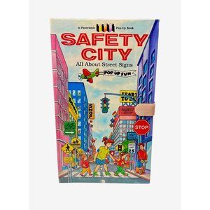 Safety City A Panoramic Pop Up Fun Book All About Street Signs 1996 Kidsbooks